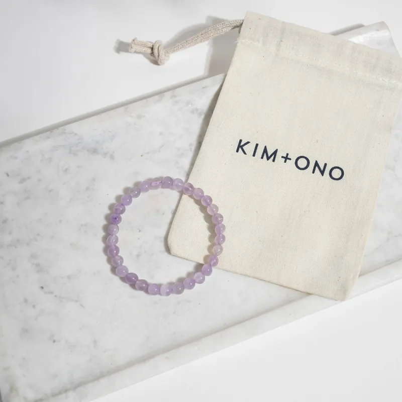 Lavender Amethyst Serenity Bracelet (Free Gift) sold by Kim + Ono