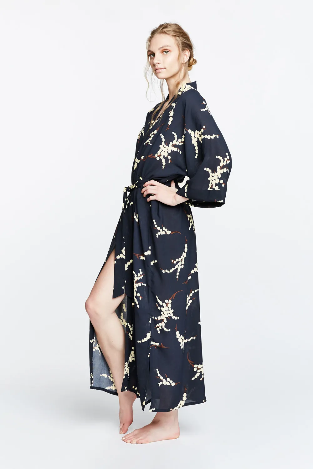 Mio Long Kimono Robe sold by Kim + Ono product image thumbnail 4