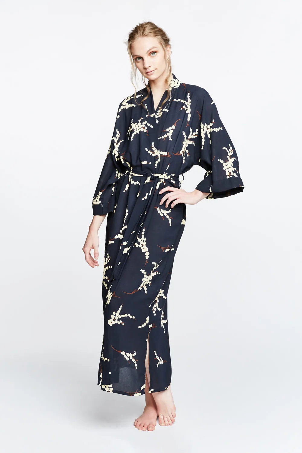 Mio Long Kimono Robe sold by Kim + Ono product image thumbnail 5