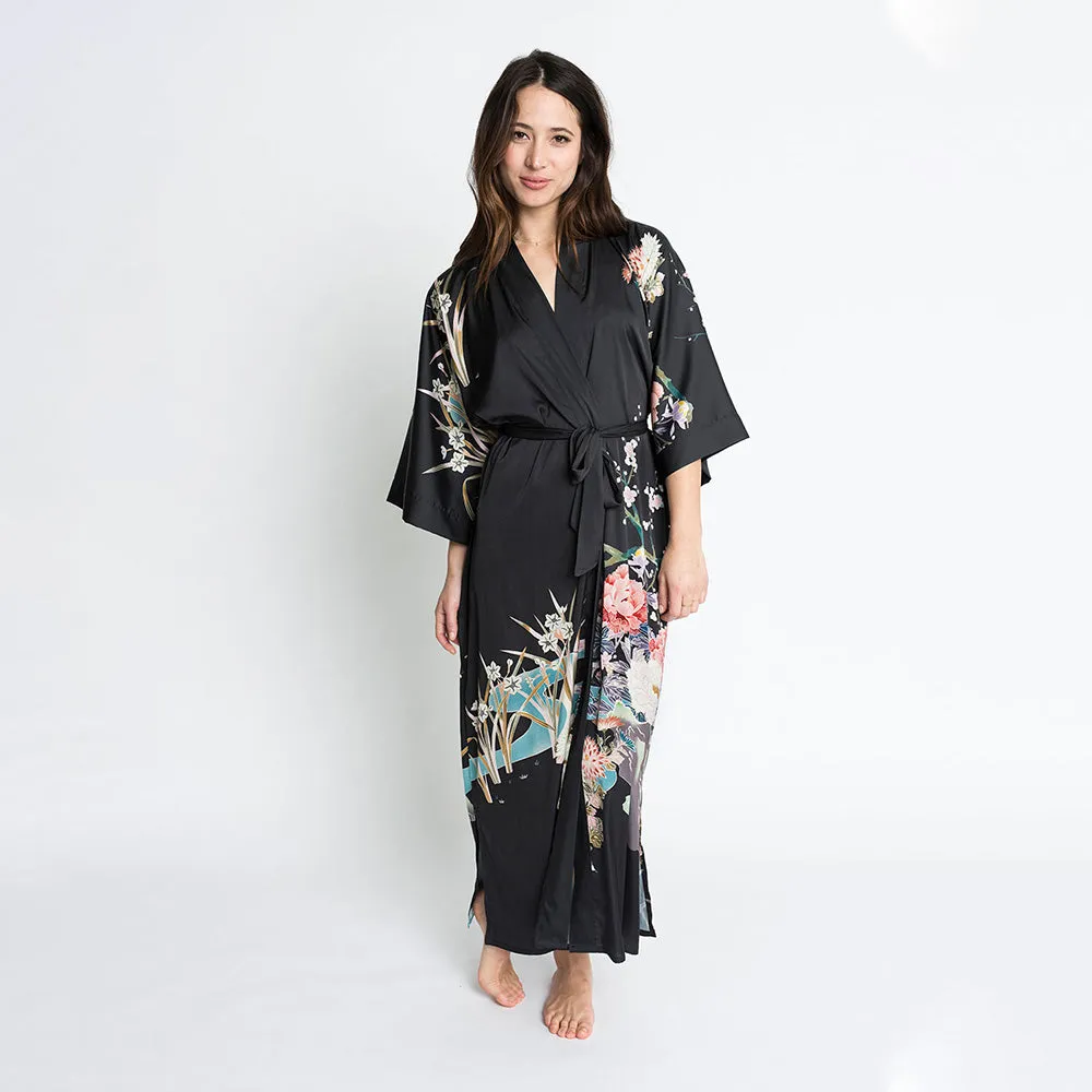 Spring Floral Long Kimono Robe sold by Kim + Ono product image thumbnail 2