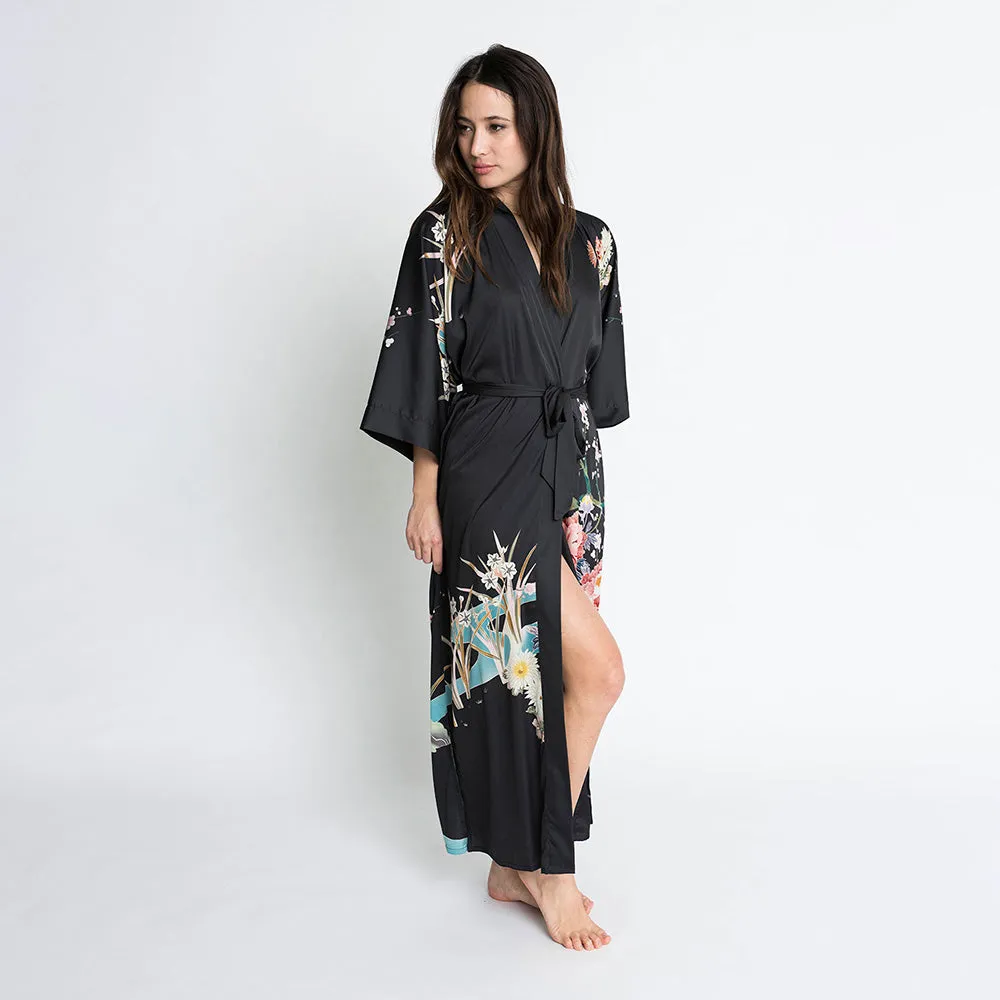Spring Floral Long Kimono Robe sold by Kim + Ono product image thumbnail 5