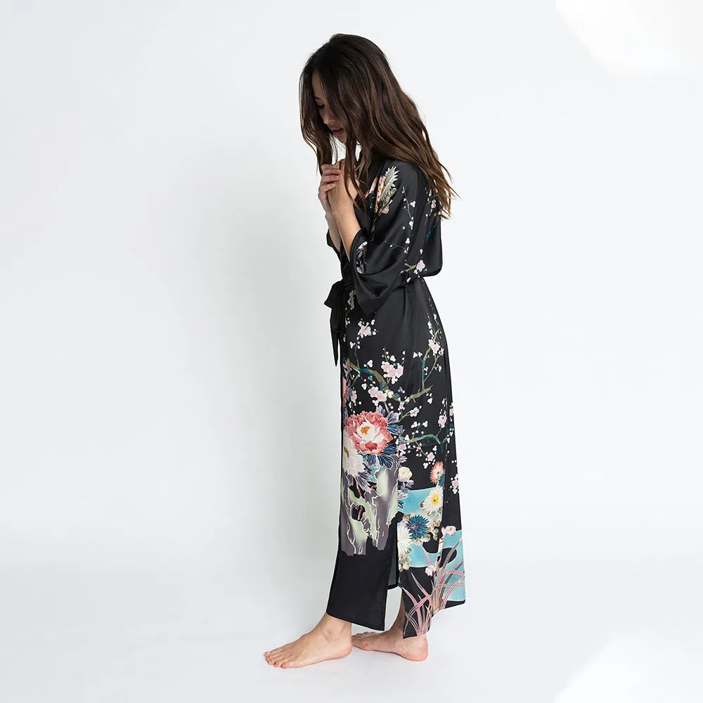 Spring Floral Long Kimono Robe sold by Kim + Ono product image thumbnail 3