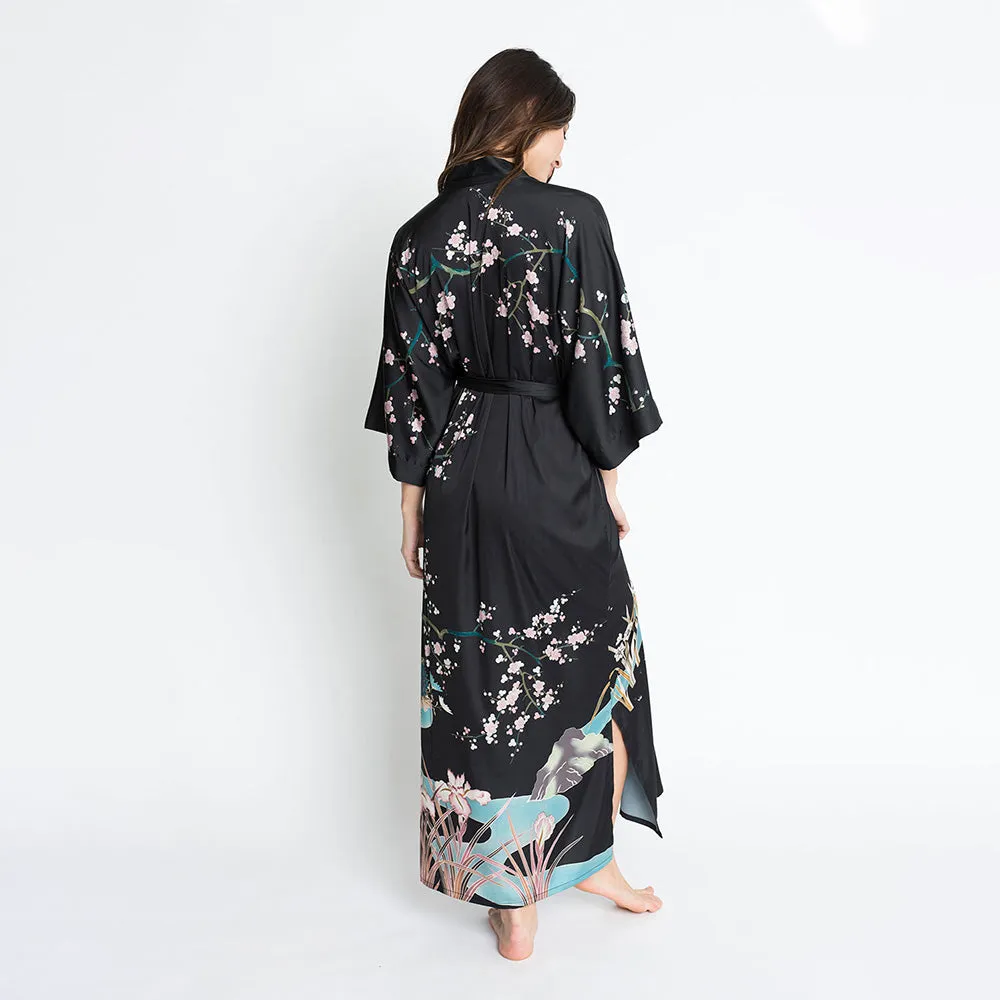 Spring Floral Long Kimono Robe sold by Kim + Ono product image thumbnail 4