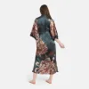 Silk Kiku Long Kimono Robe sold by Kim + Ono