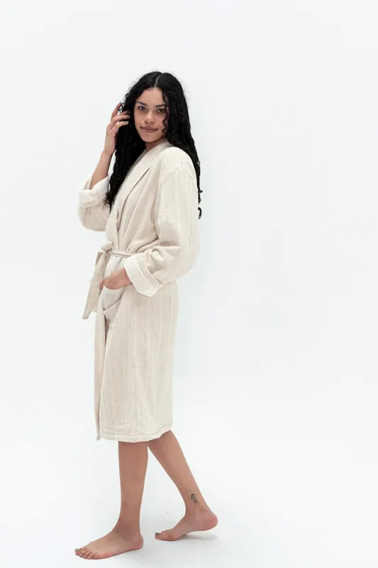 THE CELESTE | Luxe Terry Bath Robe sold by Tofino Towel Co