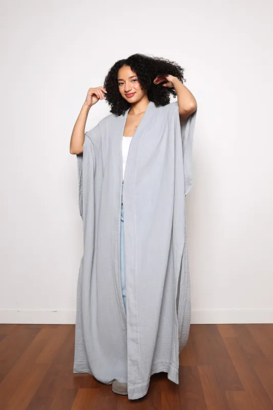 THE HAZEL | Open Muslin Cover-Up sold by Tofino Towel Co
