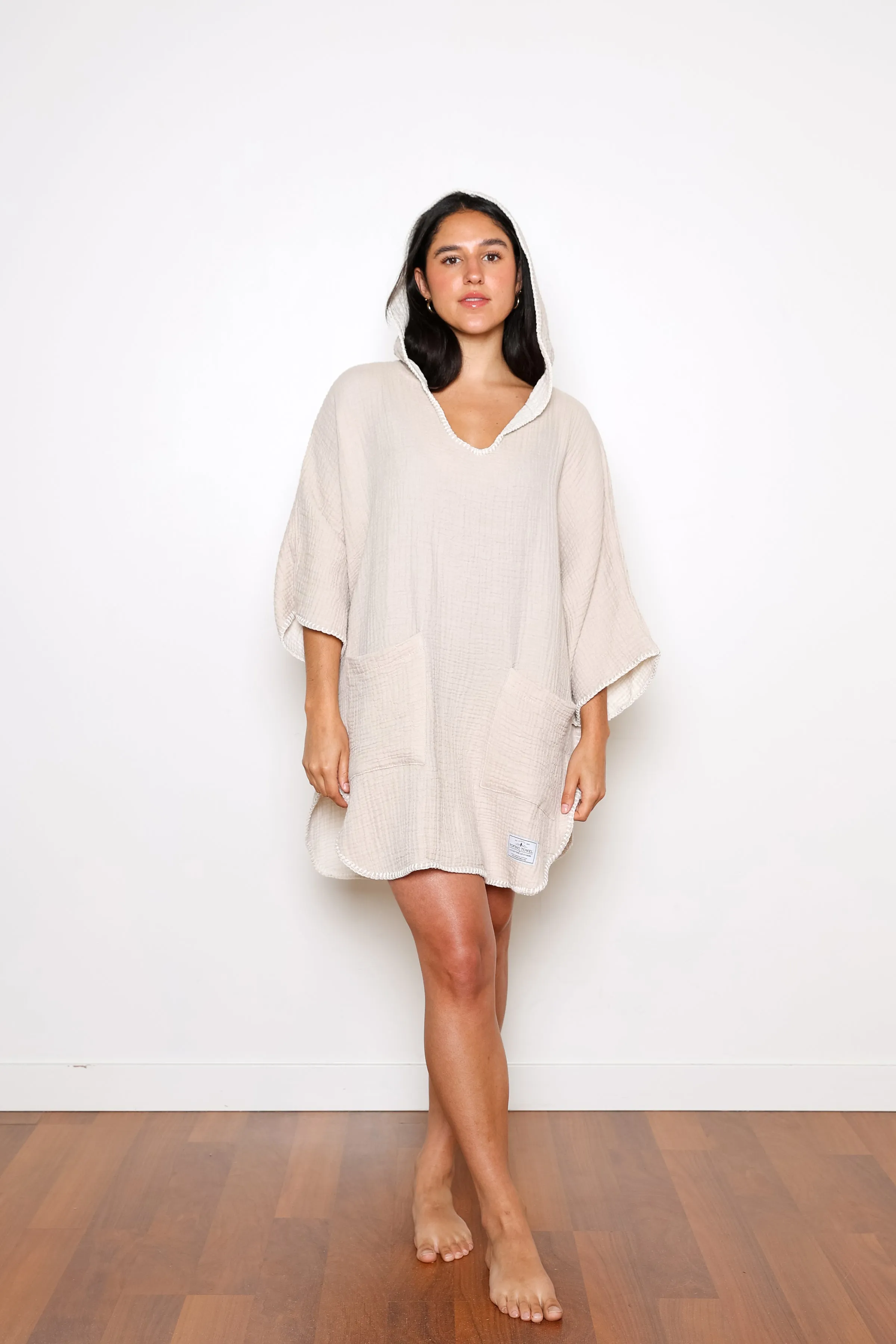 THE COCOON | Unisex Muslin Surf Poncho sold by Tofino Towel Co product image thumbnail 4