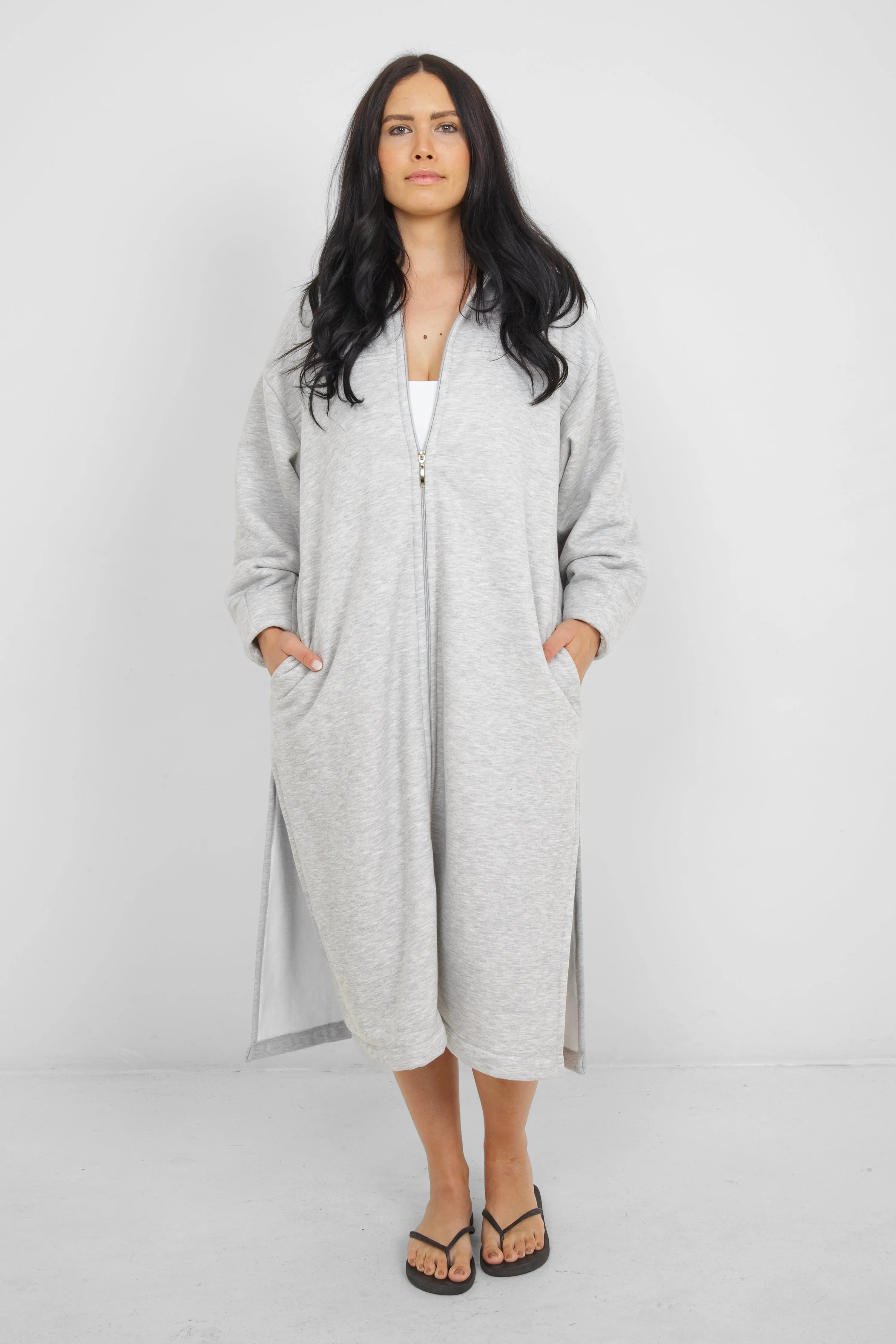 THE RAILS | Unisex Fleece-lined Zip Cover-Up with Hood sold by Tofino Towel Co product image thumbnail 3