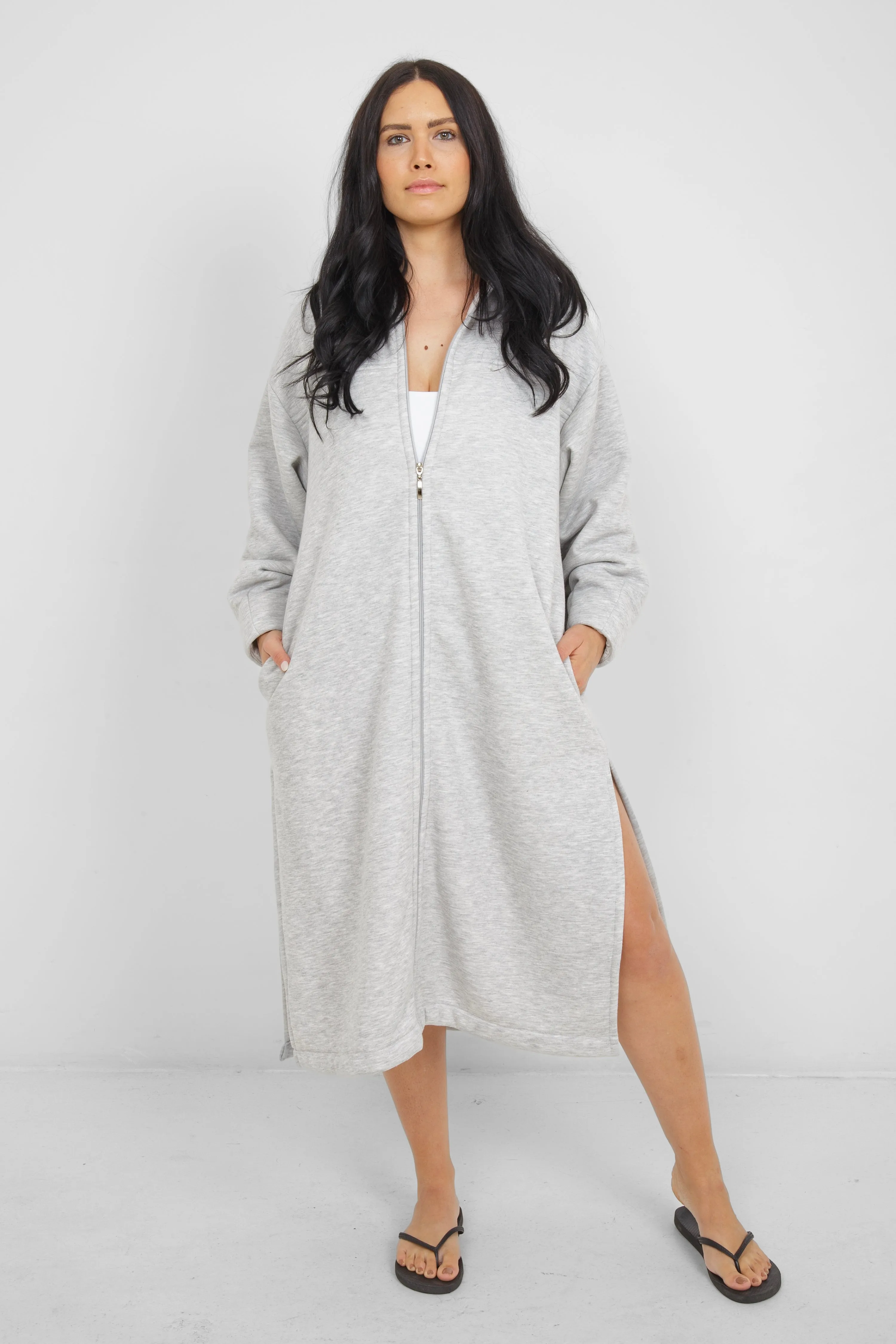 THE RAILS | Unisex Fleece-lined Zip Cover-Up with Hood sold by Tofino Towel Co product image thumbnail 2
