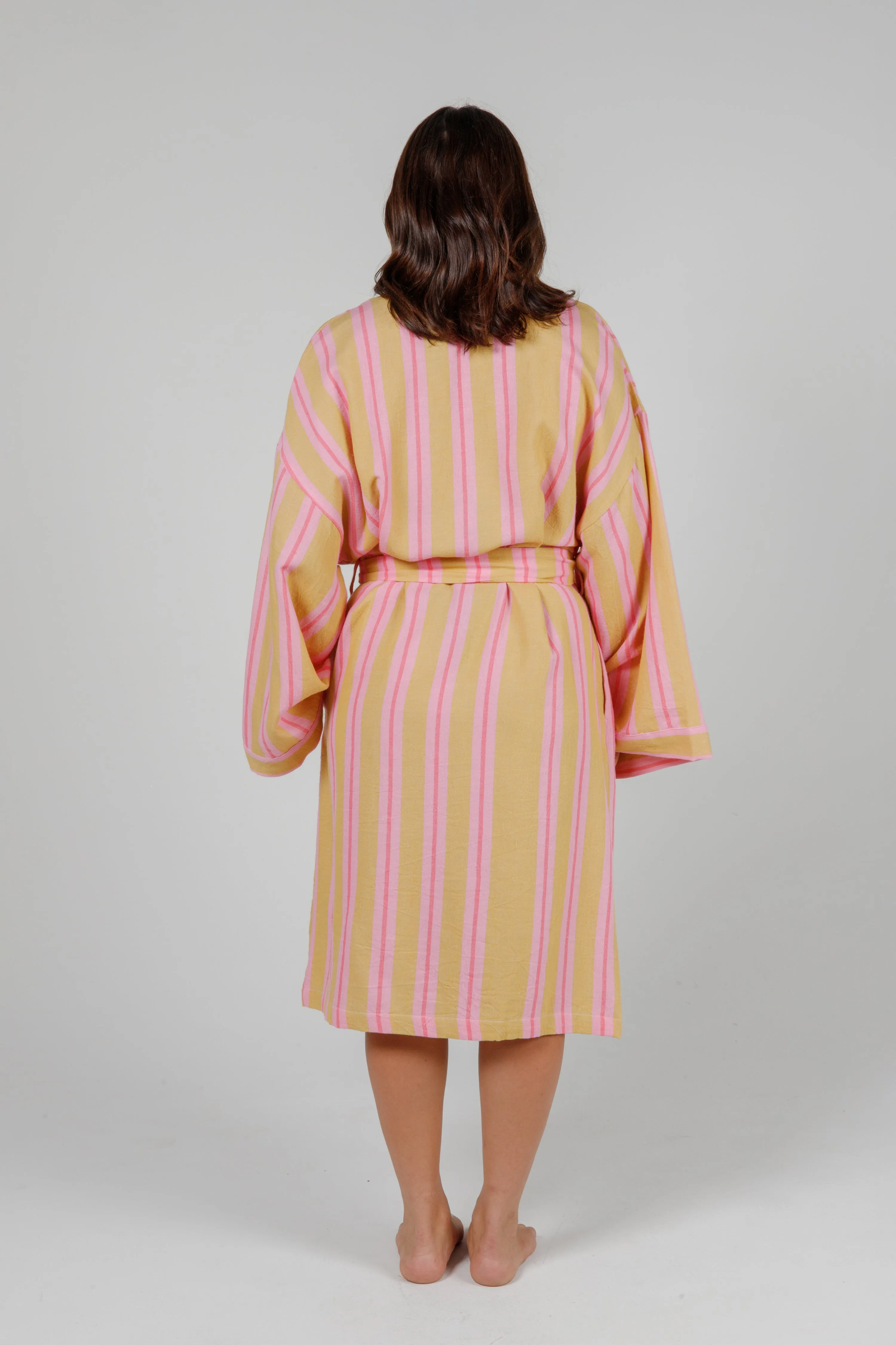 THE MISTRAL | Unisex Striped Belted Robe sold by Tofino Towel Co product image thumbnail 4