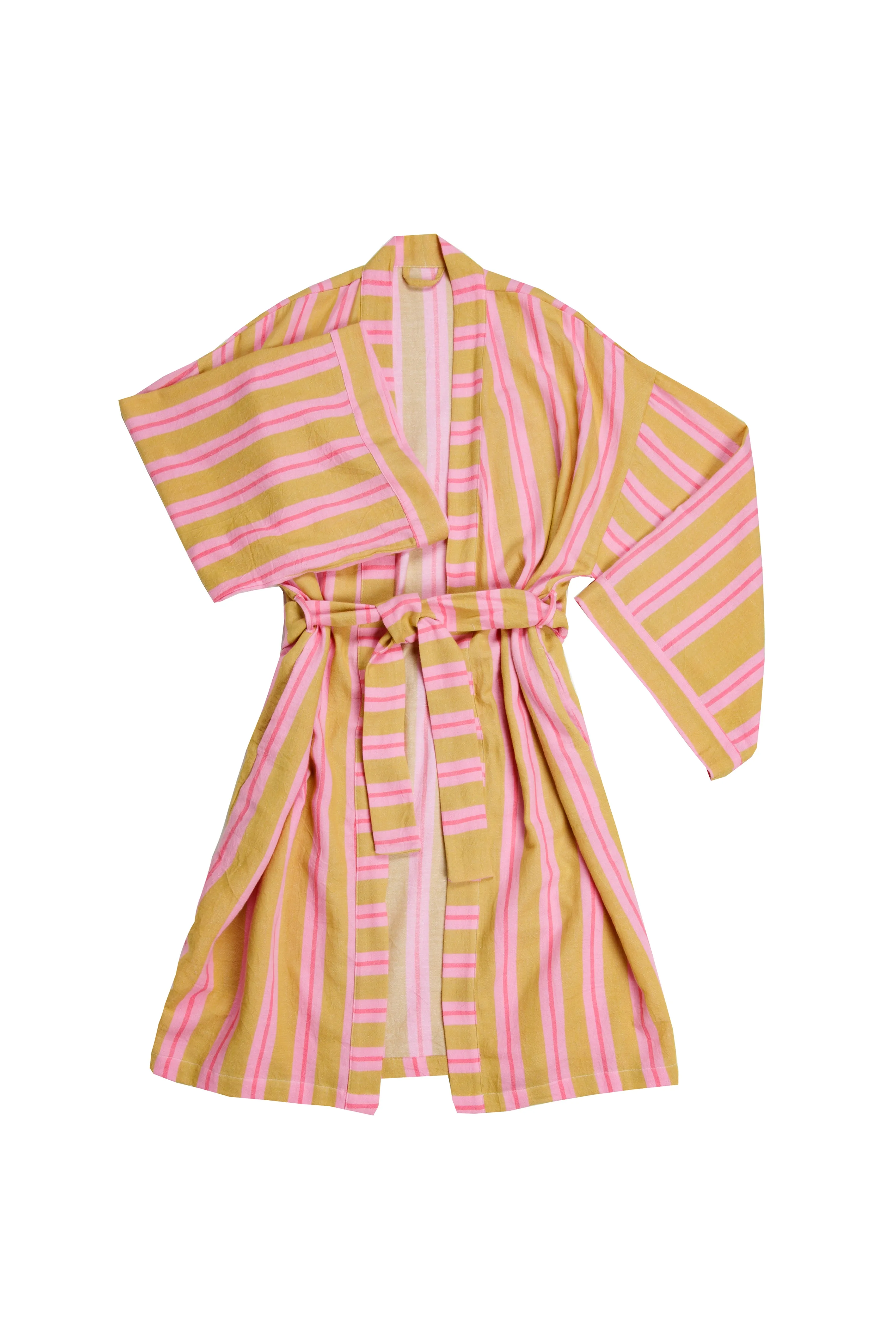 THE MISTRAL | Unisex Striped Belted Robe sold by Tofino Towel Co product image thumbnail 5