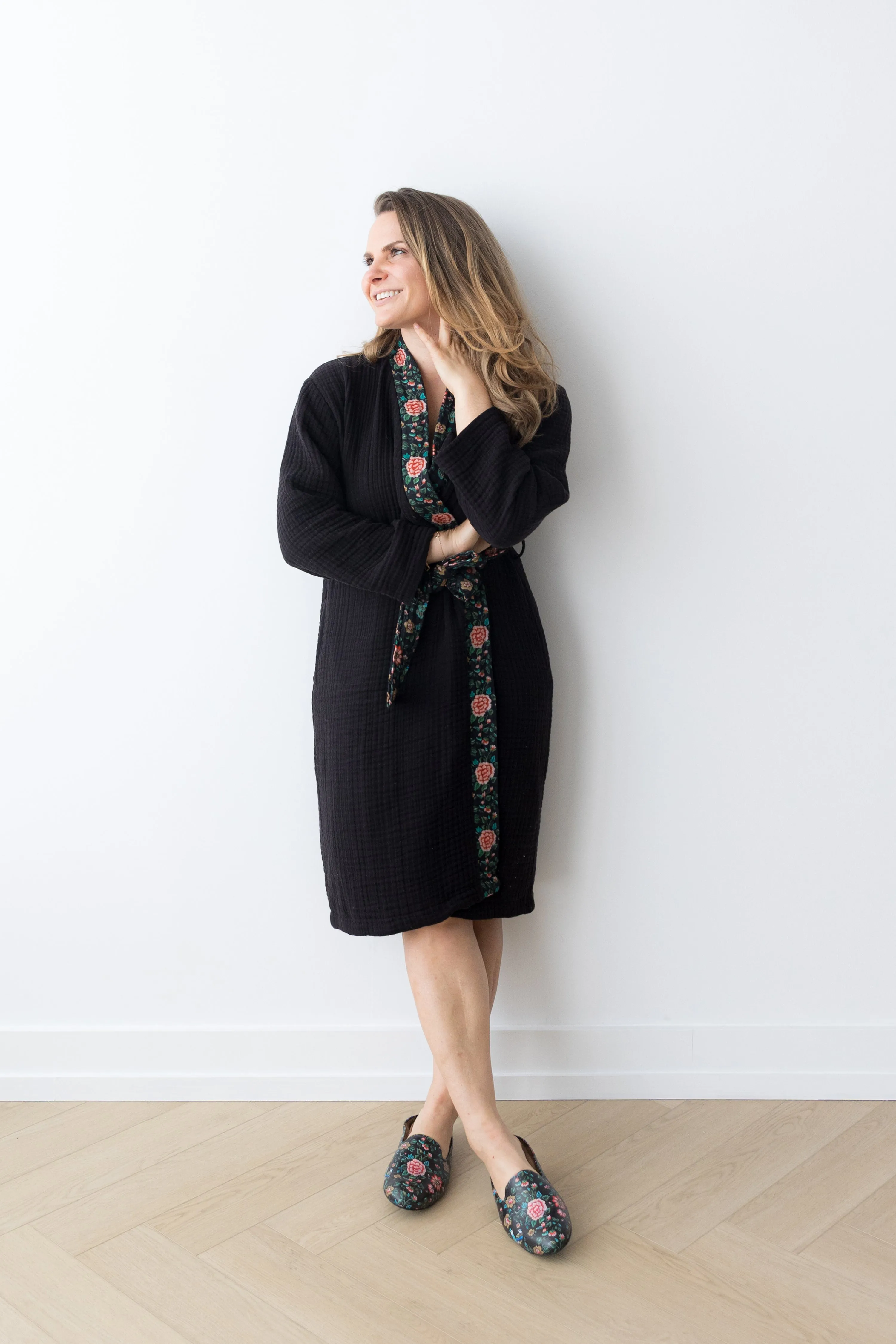THE MICHELE | Limited Edition Muslin Robe sold by Tofino Towel Co product image thumbnail 4