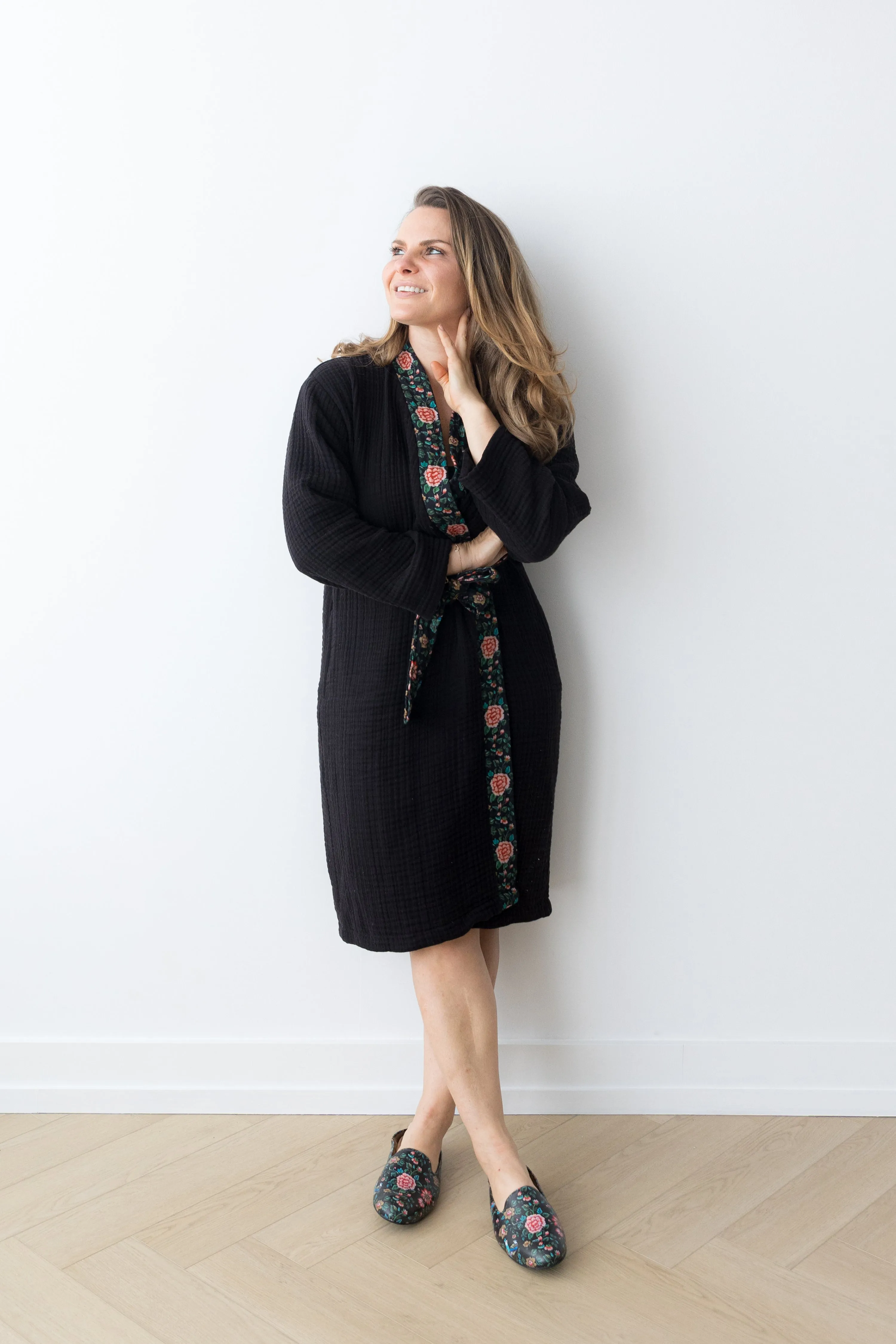 THE MICHELE | Limited Edition Muslin Robe sold by Tofino Towel Co product image thumbnail 3