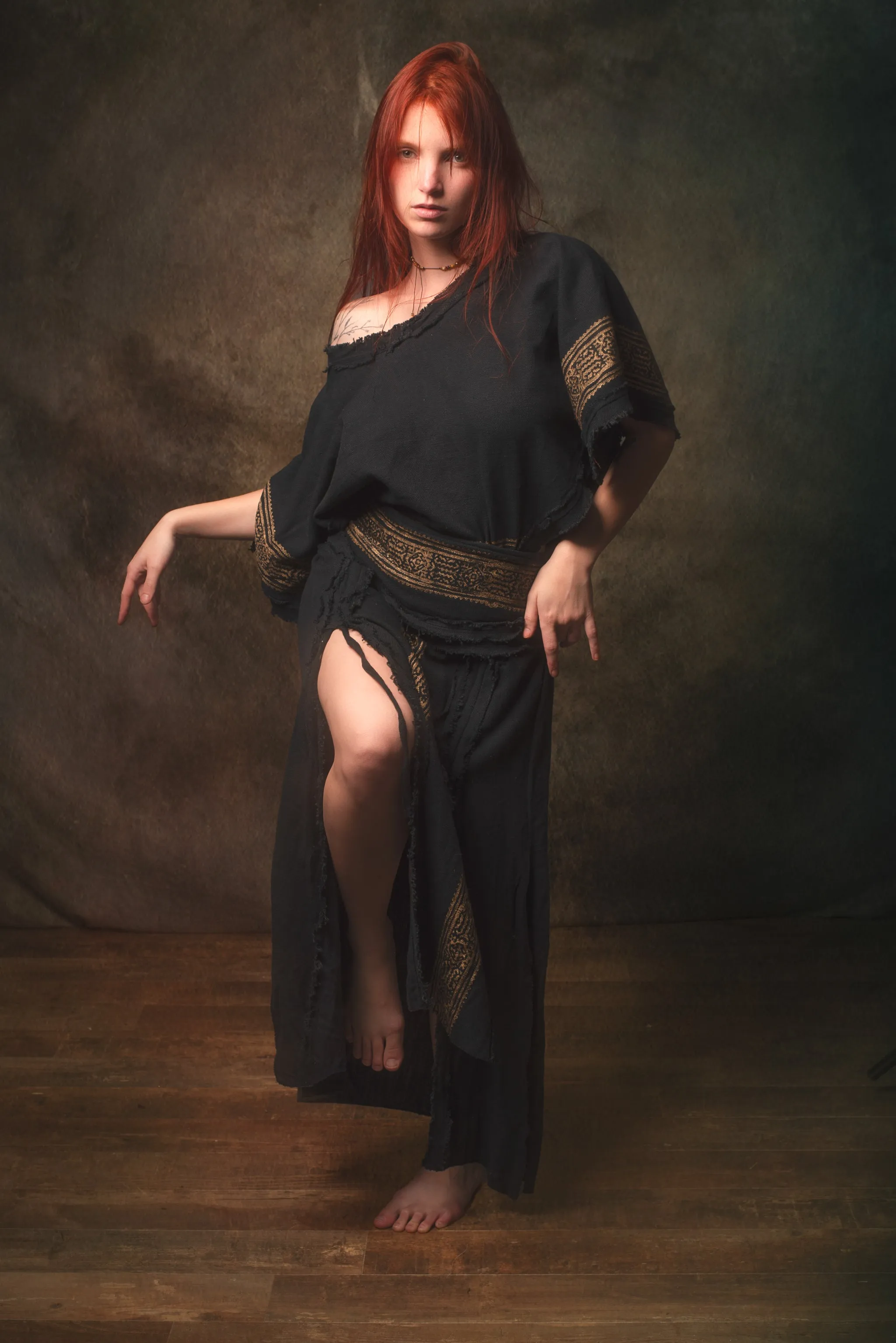 KURA Mini Poncho Top Natural Cotton Block Printed Tribal Patterns Shirt Festival Ceremony Fairy Boho AJJAYA sold by Ajjaya product image thumbnail 5