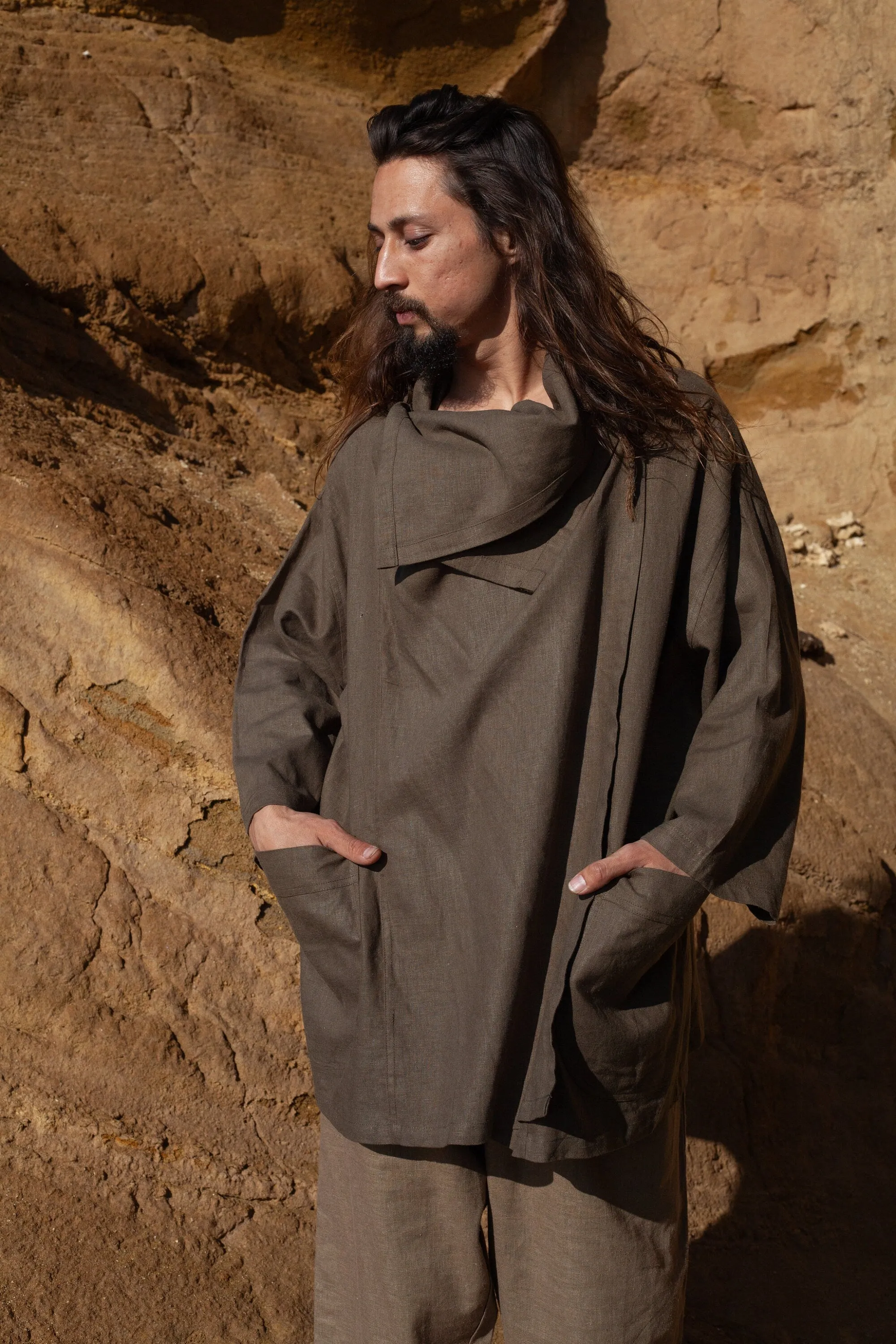 PAKEHA Organic Hemp Top Shirt - Sage Green sold by Ajjaya product image thumbnail 3