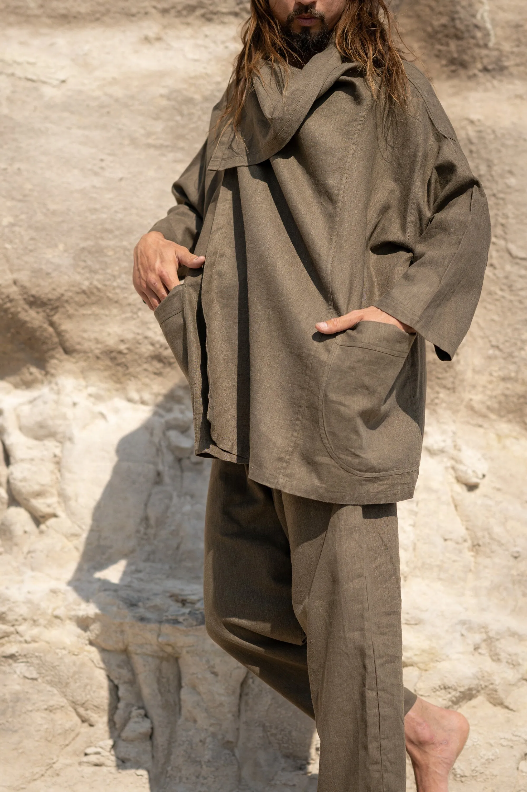 PAKEHA Organic Hemp Top Shirt - Sage Green sold by Ajjaya product image thumbnail 5
