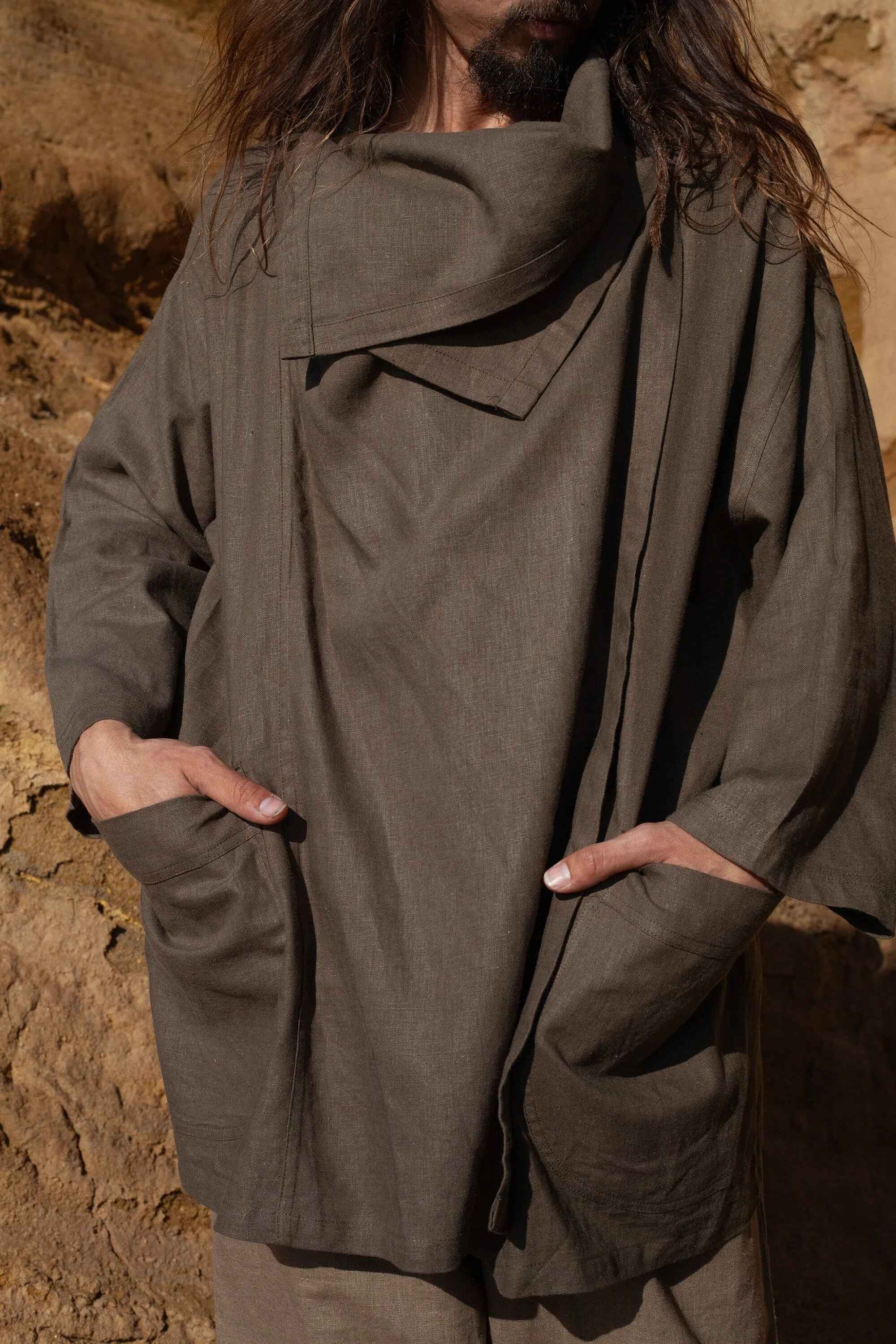 PAKEHA Organic Hemp Top Shirt - Sage Green sold by Ajjaya product image thumbnail 2