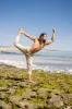 KOWA Organic Hemp Pants Beige Trousers with Two Pockets Yoga Sustainable Eco Friendly Festival Ceremony Boho Comfortable AJJAYA sold by Ajjaya