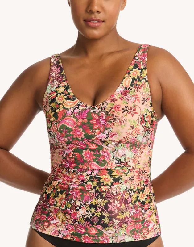 Wildflower D/DD Cup Tankini Top sold by swimco
