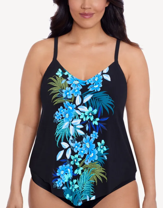 Fern Delight Hank Tankini Top sold by swimco
