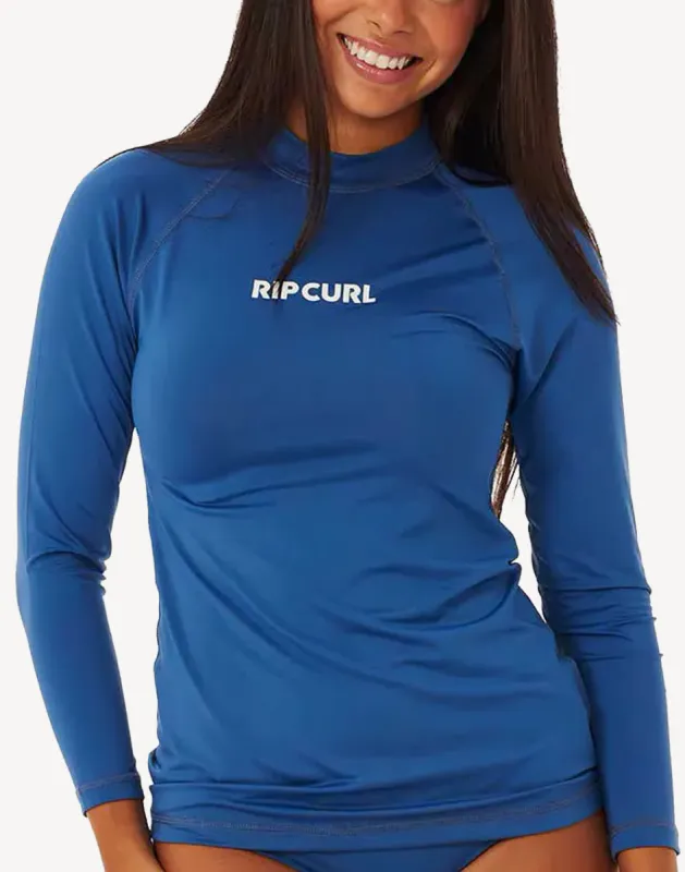 Women's Classic Surf UPF 50 Long Sleeve Rashguard sold by swimco