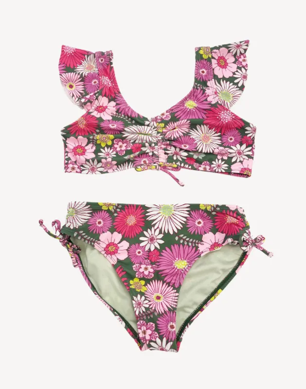 Girls Garden Stroll Flutter Bikini Set sold by swimco
