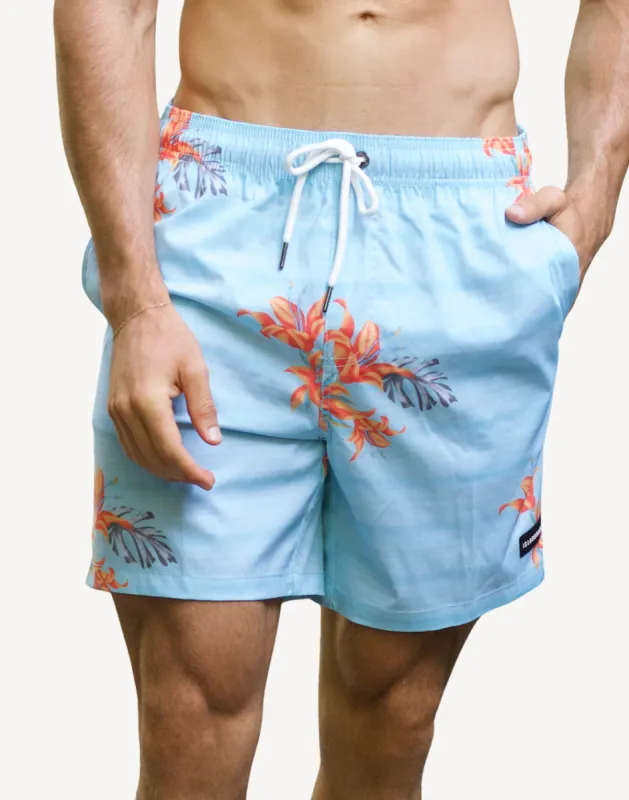 Lily Angel 17" Printed Swim Trunk sold by swimco