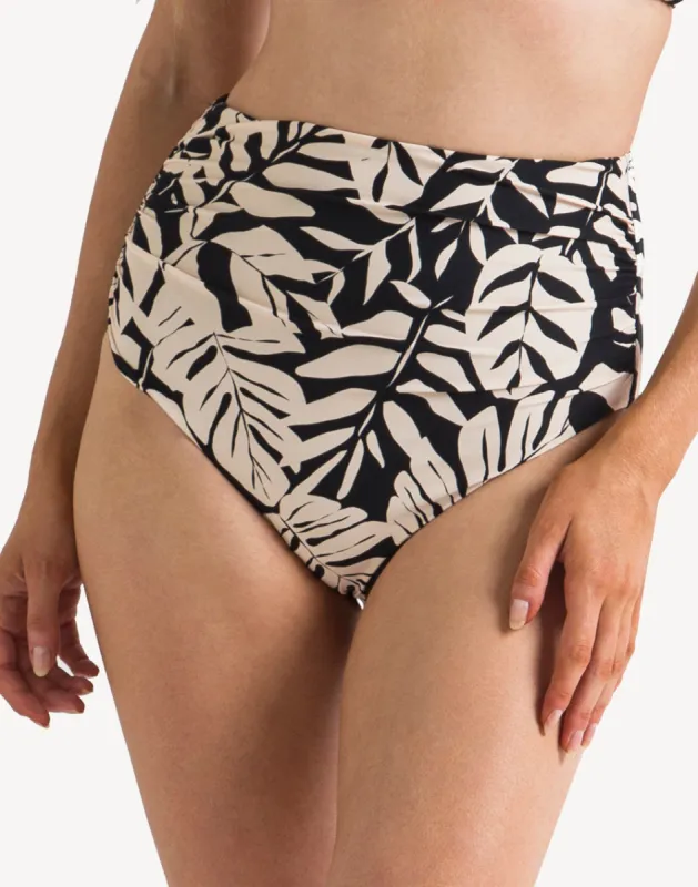 Camo Gathered High Waist Bikini Bottom sold by swimco