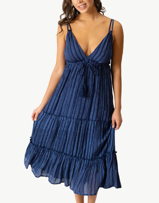 Marina Tiered Maxi Dress sold by swimco