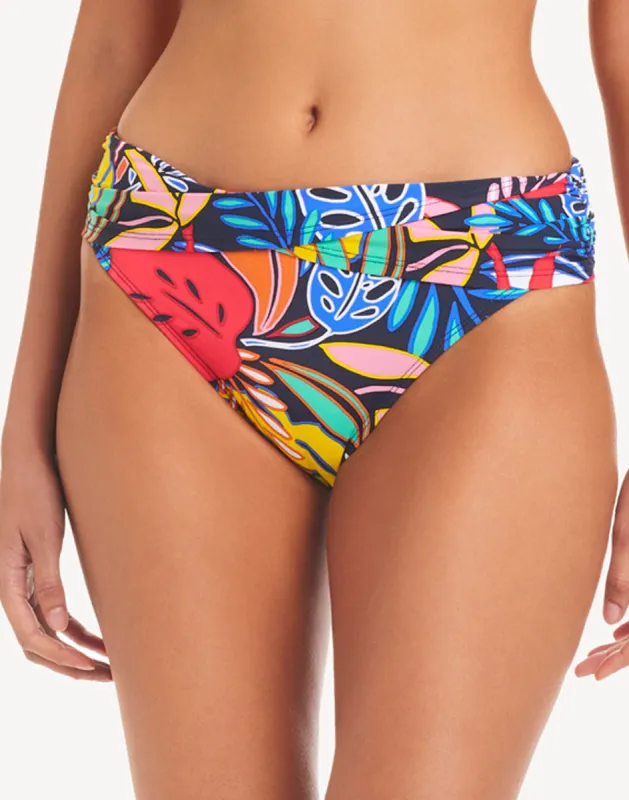 Colour Field Sarong Hipster Bikini Bottom sold by swimco