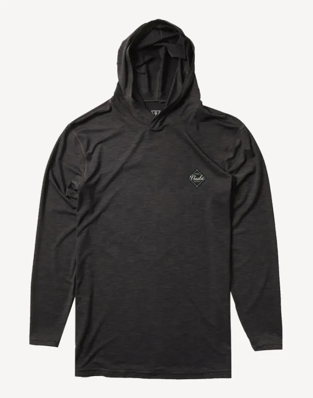 Men's Twisted Eco UPF 50 Hooded Long Sleeve Swim Shirt sold by swimco