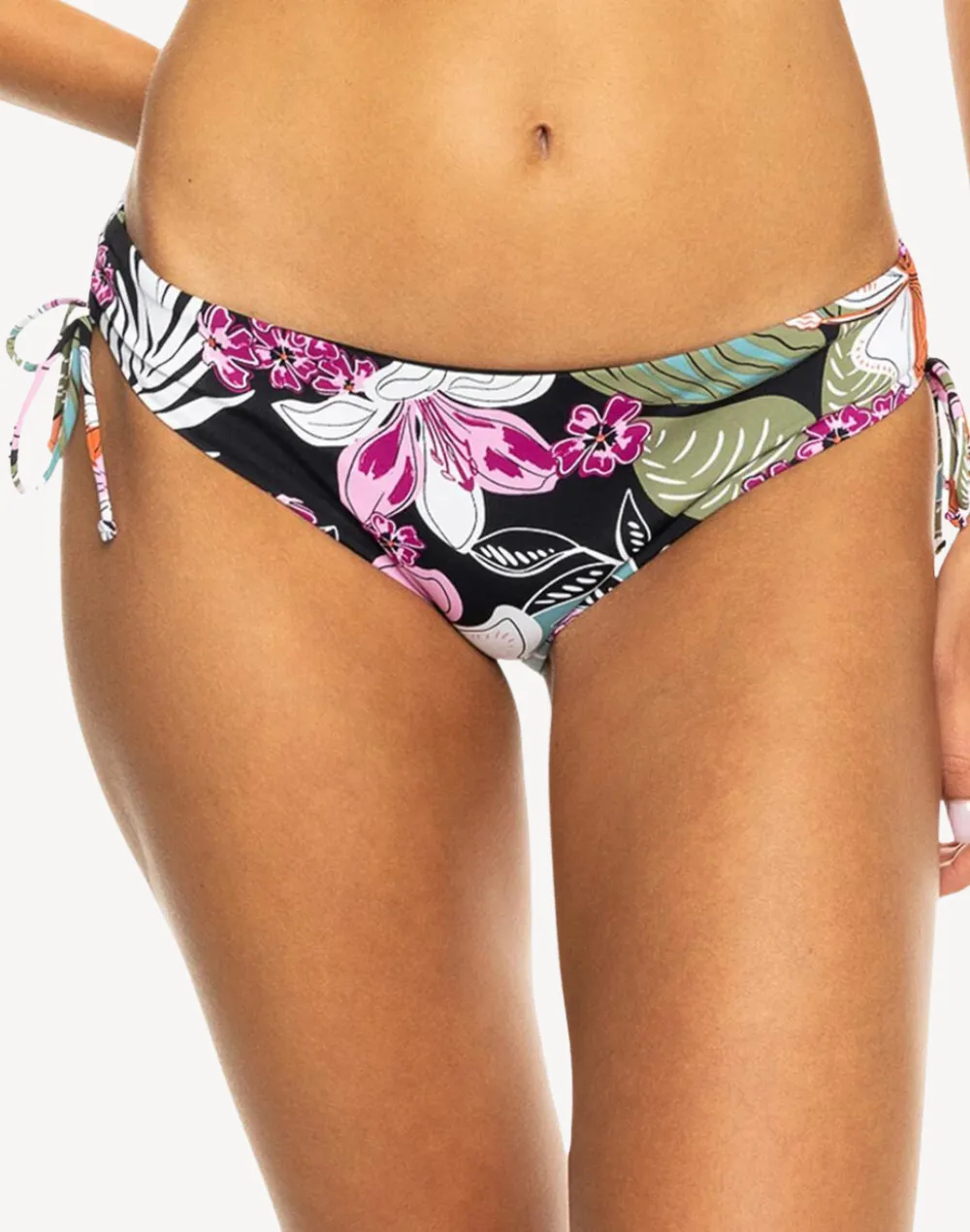 Moody Tropical Hipster Tie Side Bikini Bottom sold by swimco