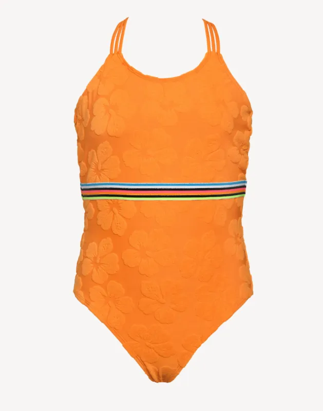 Girls Terry Tropical One Piece sold by swimco