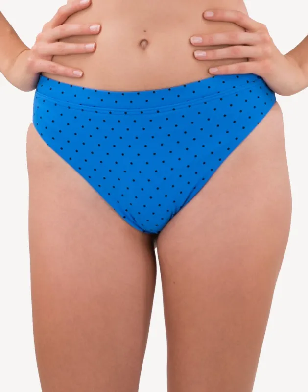 Mai Tai High Waist Retro Bikini Bottom sold by swimco
