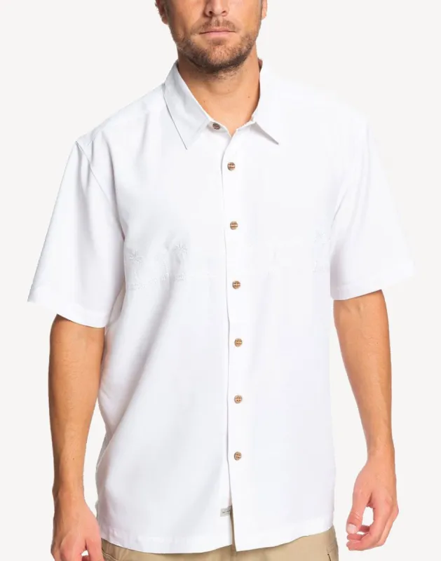 Tahiti Palms 4 Short Sleeve Shirt sold by swimco