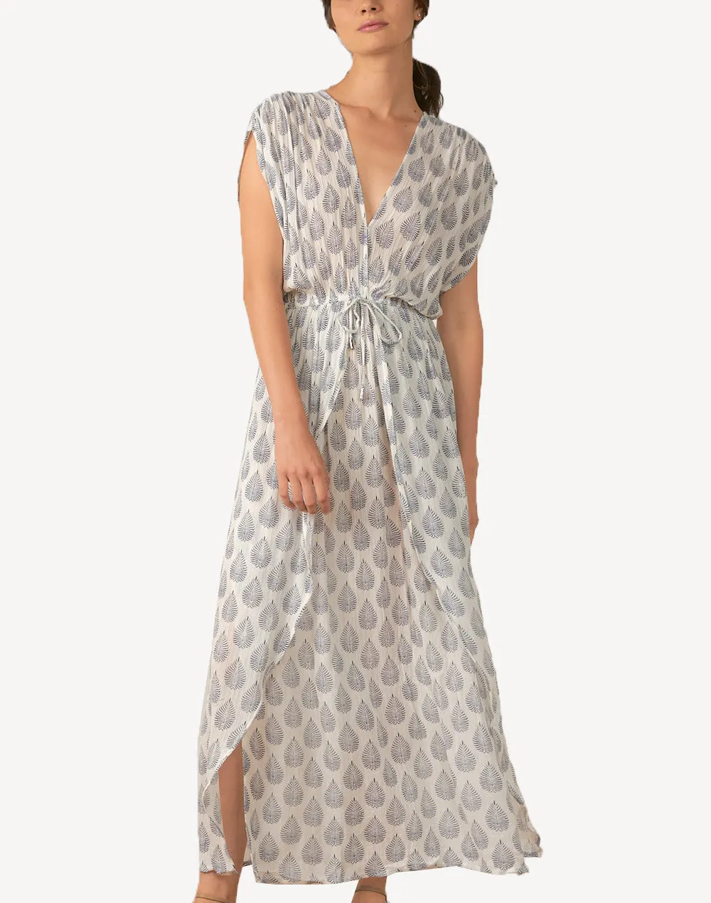 Deep V Maxi Dress sold by swimco