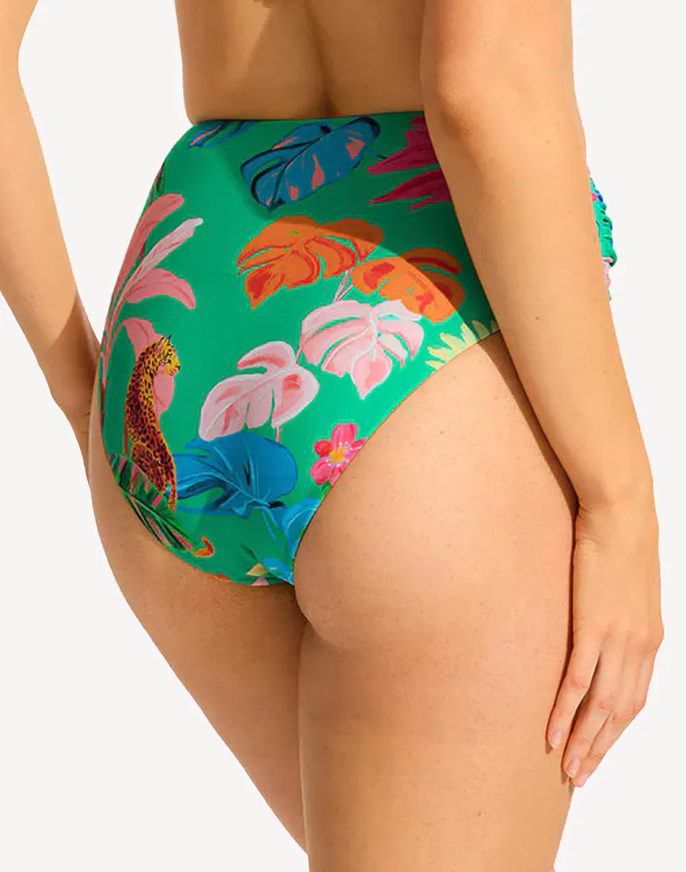 Tropica High Waist Wrap Front Bikini Bottom sold by swimco product image thumbnail 2