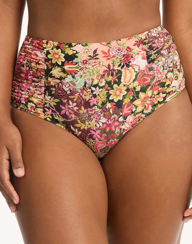 Wildflower High Waist Bikini Bottom sold by swimco