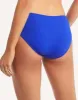 Essentials Cobalt Mid Rise Bikini Bottom sold by swimco