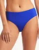 Essentials Cobalt Mid Rise Bikini Bottom sold by swimco