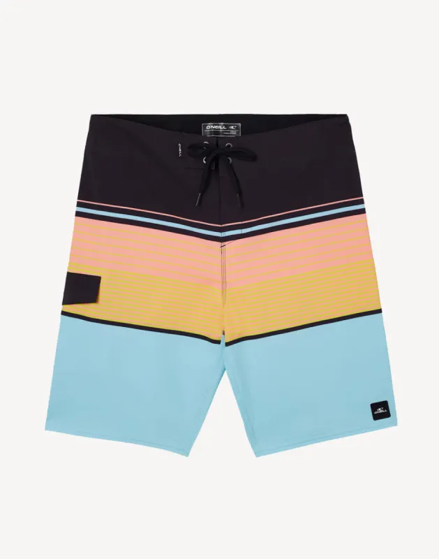 Boys Lennox Stripe 18" Boardshort sold by swimco
