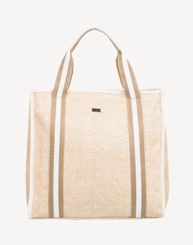 Seas The Day Cooler Pocket Beach Bag sold by swimco
