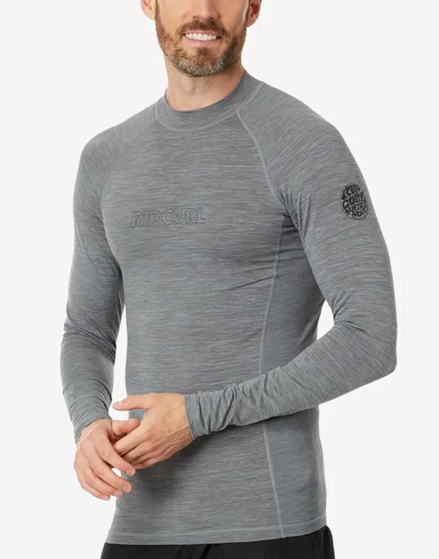 Men's Dawn Patrol Performance UPF 50+ Long Sleeve Rashguard sold by swimco