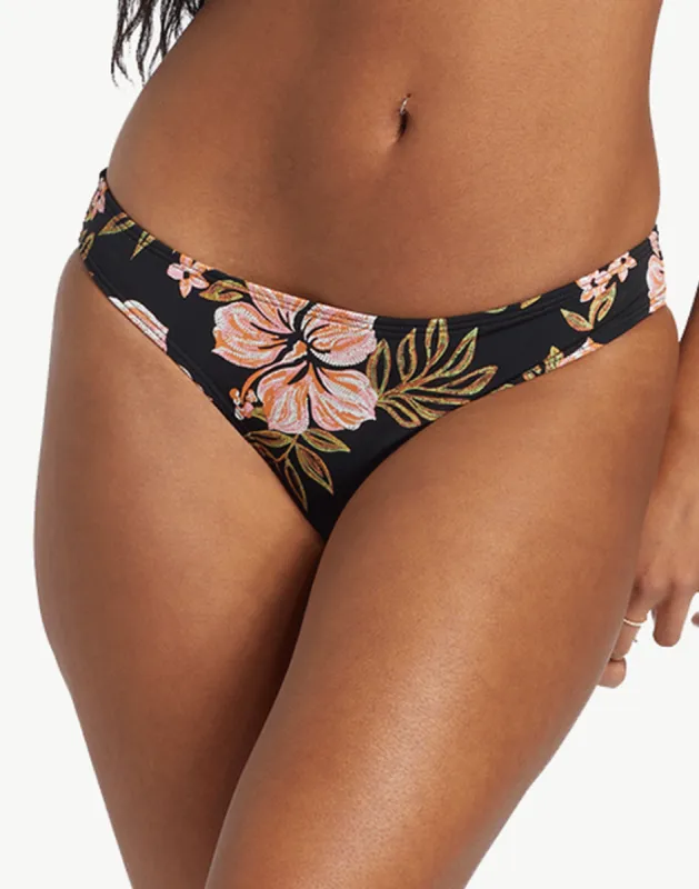 Hooked On Tropics Lowrider Bikini Bottom sold by swimco