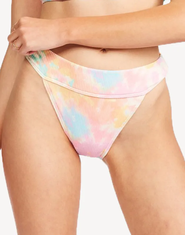 Rainbow Tide Aruba High Waist Bikini Bottom sold by swimco