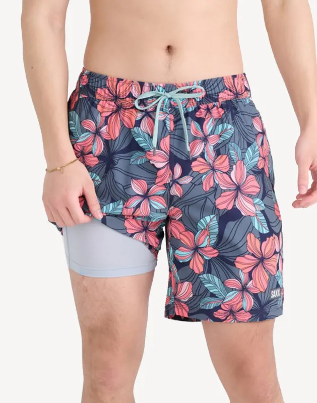 Oh Buoy 2n1 7" Swim Trunk made by swimco