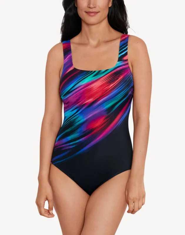Ocean Motion Square Neck One Piece sold by swimco