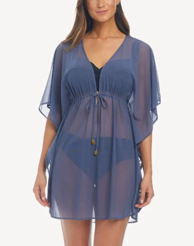 Be Transparent Mesh Caftan sold by swimco