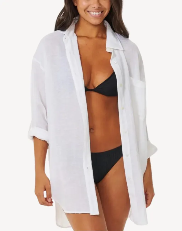 Premium Surf Holiday Shirt Cover Up made by Ripcurl