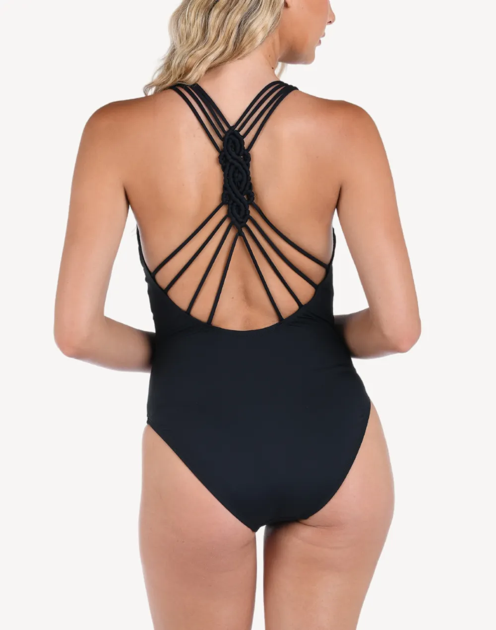 Island Goddess Macrame Back One Piece Swimsuit sold by swimco product image thumbnail 2